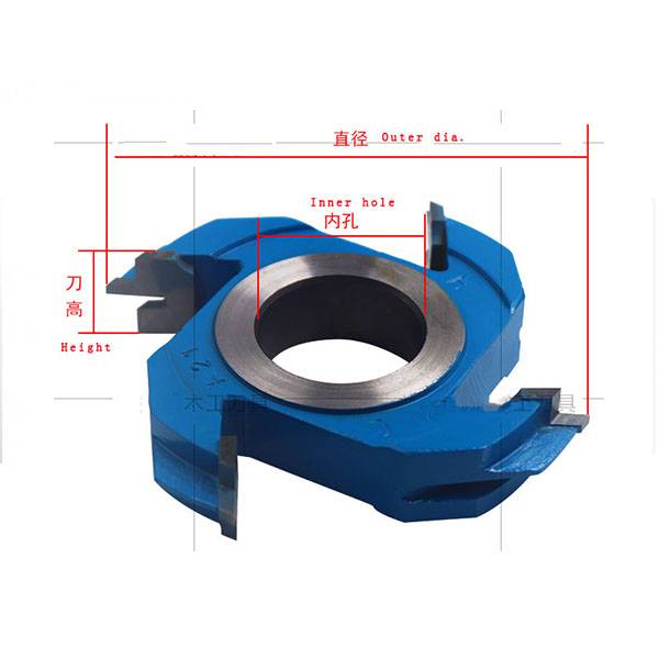 LEABON-4-teeth-Finger-Joint-Cutter-size