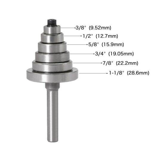 1-2-12mm-Shank-Rabbet-Router-Bit-with-6-Bearings-Set