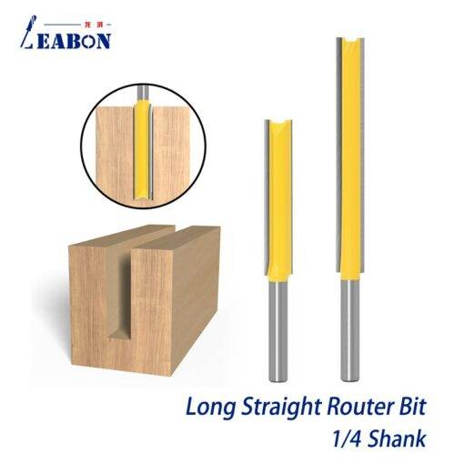 1-4-6-35mm-Shank-Long-Straight-Router-Bit-for-Wood-Two-Flutes-Milling-Cutter-Tungsten