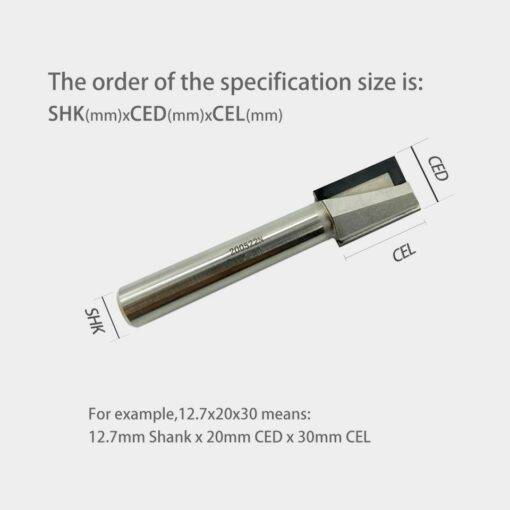 12mm-1-2-Shank-Two-Flutes-PCD-Straight-Router-Bit-Wood-Bottom-Cutter