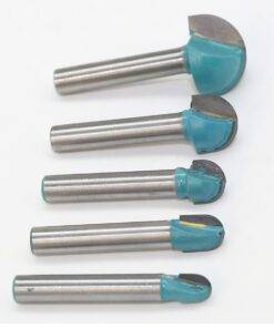 4-5pcs-6mm-Shank-Round-Bottom-Router-Knife-CNC-Tools-Solid-Carbide-Round-Nose-Bit-Round