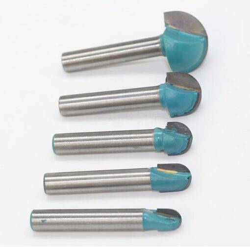 4-5pcs-6mm-Shank-Round-Bottom-Router-Knife-CNC-Tools-Solid-Carbide-Round-Nose-Bit-Round