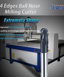 4-Edges-Ball-Nose-Metal-Milling-Cutter-Tiain-Coated-Tungsten-Steel-Router-Bit