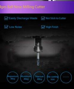 4-Edges-Ball-Nose-Metal-Milling-Cutter-Tiain-Coated-Tungsten-Steel-Router-Bit