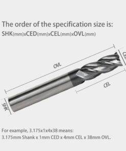 4-Edges-Ball-Nose-Metal-Milling-Cutter-Tiain-Coated-Tungsten-Steel-Router-Bit