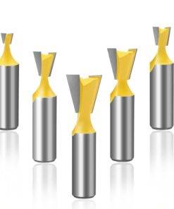 5pcs-12mm-Shank-Dovetail-Joint-Router-Bits