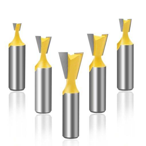 5pcs-12mm-Shank-Dovetail-Joint-Router-Bits