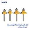 6-35mm-1-4-Shank-Ogee-Fillet-Edging-Double-Molding-Router-Bit-Wood-Drawer-Cabinet-Door
