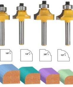 6-35mm-1-4-Shank-Ogee-Fillet-Edging-Double-Molding-Router-Bit-Wood-Drawer-Cabinet-Door