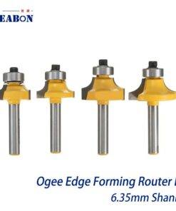 6-35mm-1-4-Shank-Ogee-Fillet-Edging-Double-Molding-Router-Bit-Wood-Drawer-Cabinet-Door