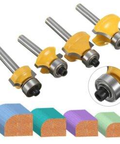 6-35mm-1-4-Shank-Ogee-Fillet-Edging-Double-Molding-Router-Bit-Wood-Drawer-Cabinet-Door