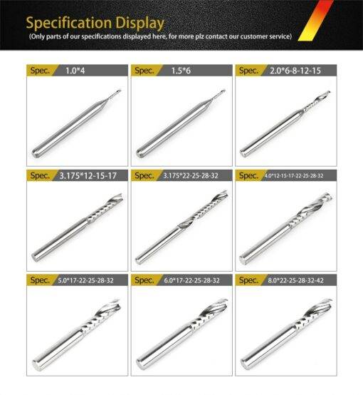 8mm-10mm-12mm-SHK-1-Flute-Spiral-Mill-Cutter-China-Top-Material