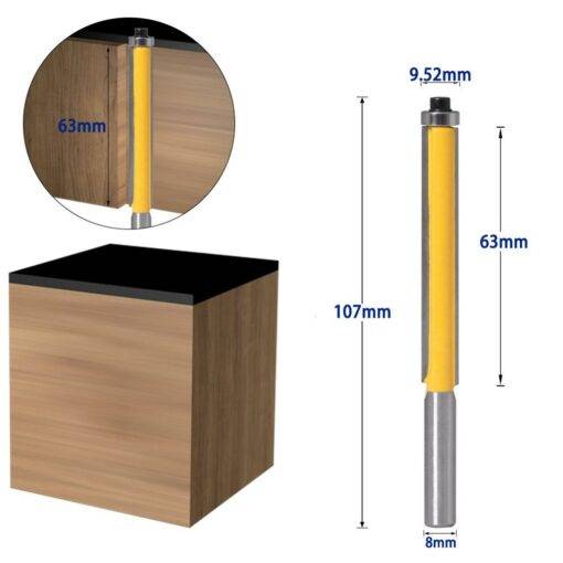 8mm-Shank-3-8-Long-Straight-Router-Bit-with-Bearing-Tungsten-Carbide-Tipped-Milling-Cutter