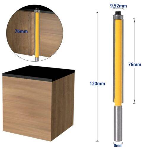 8mm-Shank-3-8-Long-Straight-Router-Bit-with-Bearing-Tungsten-Carbide-Tipped-Milling-Cutter