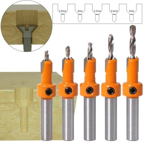 8mm-Shank-HSS-Woodworking-Countersink-Router-Bit-Set-Screw