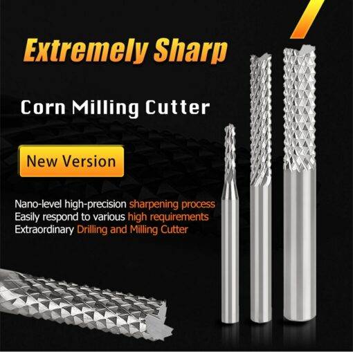 Corn-Milling-Cutter-3-175mm-4mm-to-6mm-Shank-Nano-Level-Carbide-Bit