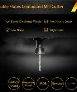 Double-Edges-Compound-Milling-Cutter
