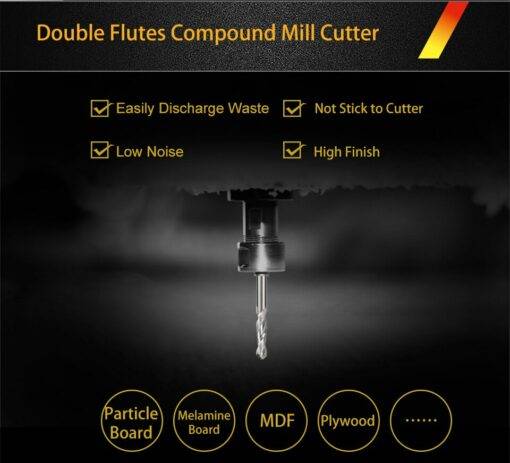 Double-Edges-Compound-Milling-Cutter
