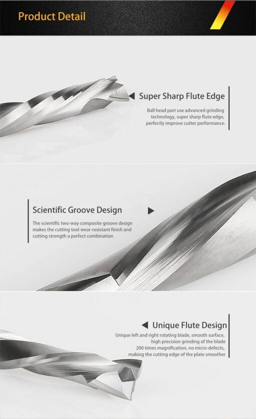 Double-Edges-Compound-Milling-Cutter