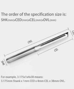 Double-Edges-Mill-Cutter-Straight-Groove