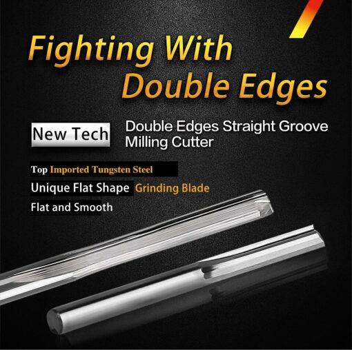 Double-Edges-Mill-Cutter-Straight-Groove