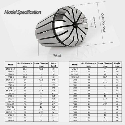 ER11-ER16-ER20-ER25-ER32-ER40-Spring-Collet-Chuck-Accuracy-0-008mm