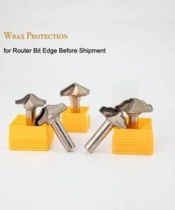 PCD-V-Router-Bit-1-2-Shank-Diamond-T-Slot-Tools-Cabinet-120-Degrees-Diamond-Wood