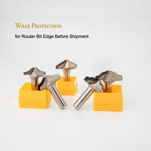 PCD-V-Router-Bit-1-2-Shank-Diamond-T-Slot-Tools-Cabinet-120-Degrees-Diamond-Wood
