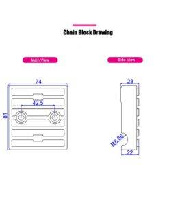 Drawing of Pressing Roller for edge bander