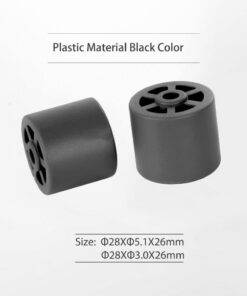 Plastic and rubber bracket wheel for edge banding machine