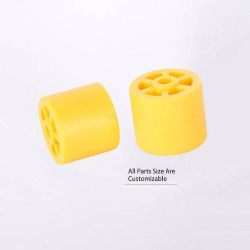 Plastic and rubber bracket wheel for edge banding machine