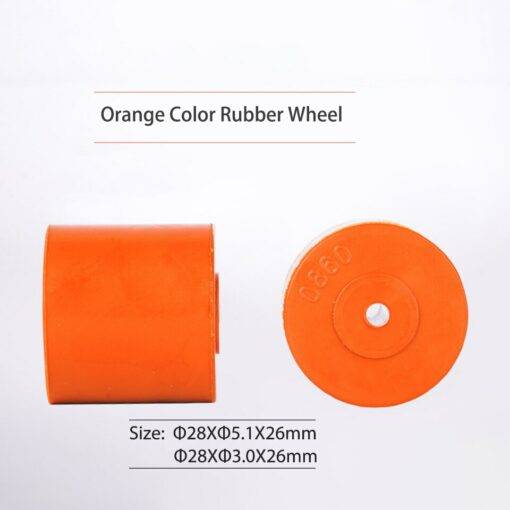 Rubber bracket wheel for edge banding machine