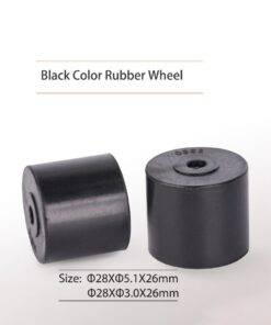 Rubber bracket wheel for edge banding machine