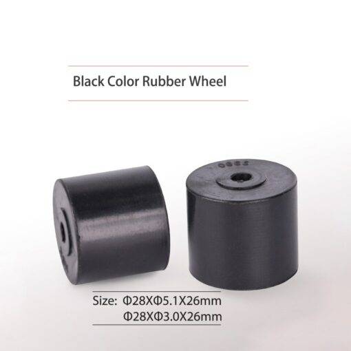 Rubber bracket wheel for edge banding machine
