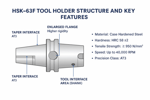 HSK-63F Tool Holders