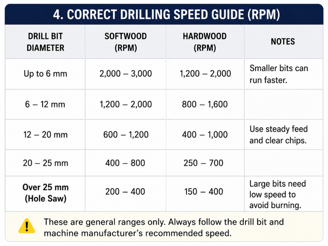 How to Select the Correct Drill Bit Size