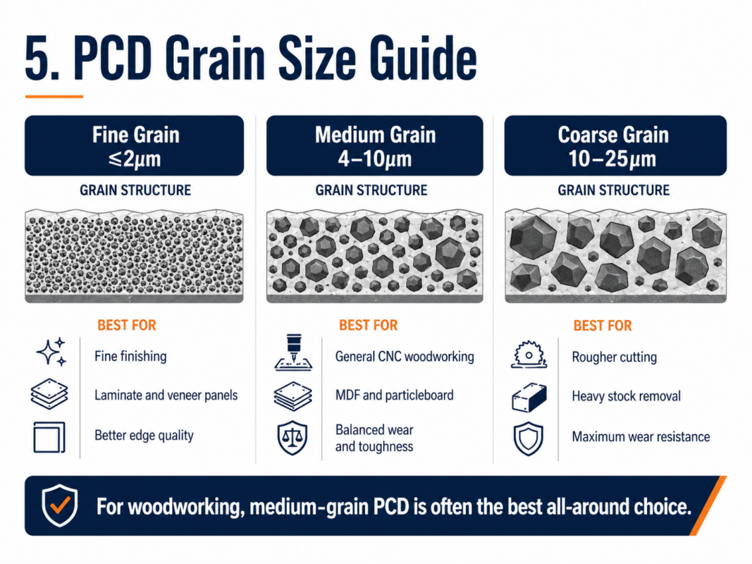 PCD Tools Cut