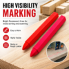 Fluorescent Lumber Sensing UV Scannable Crayon Industrial Neon Marking Crayon for Wood Sawmill Scanner Grading Optimizing Saw