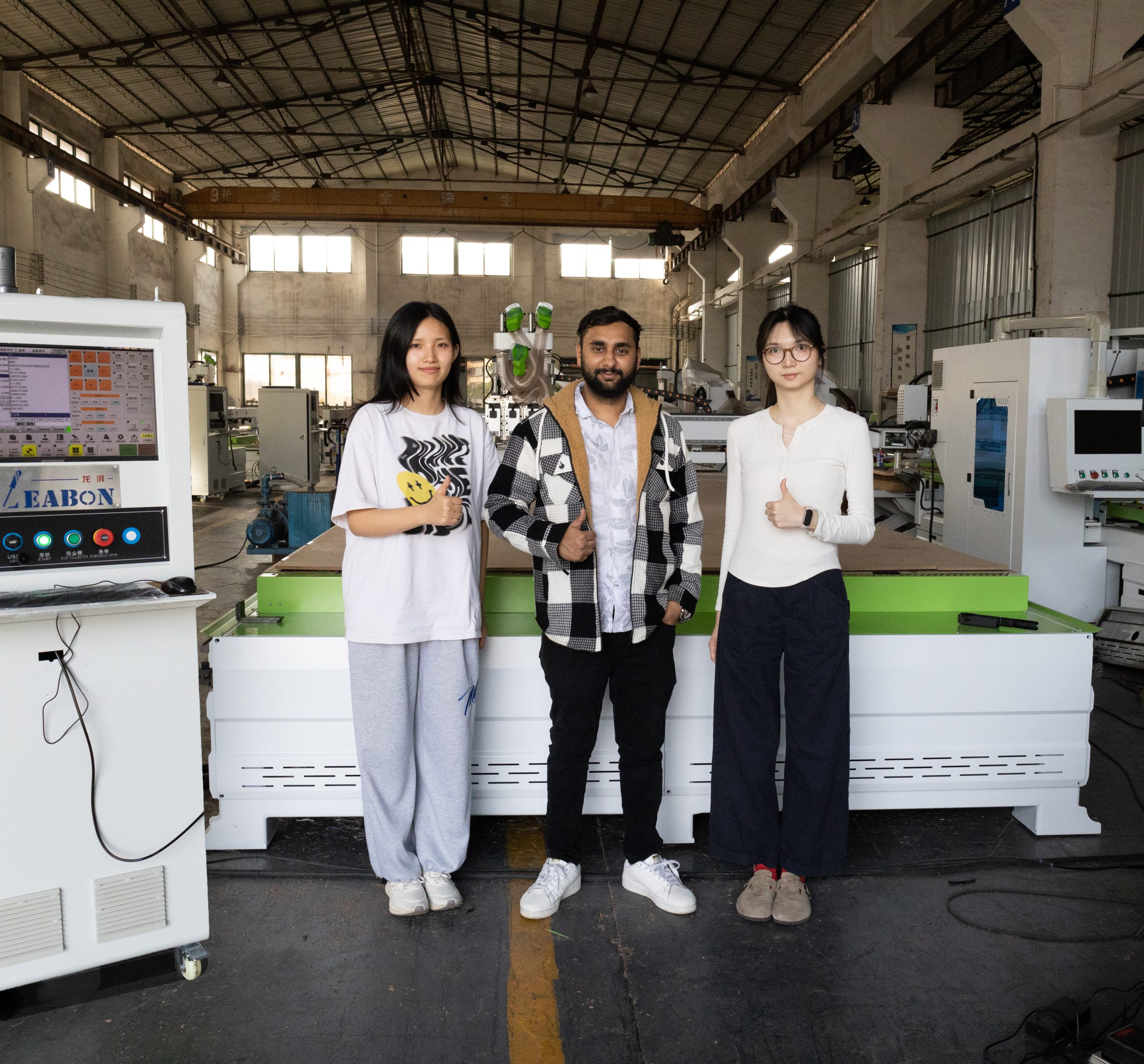 Leabon CNC nesting machine workshop